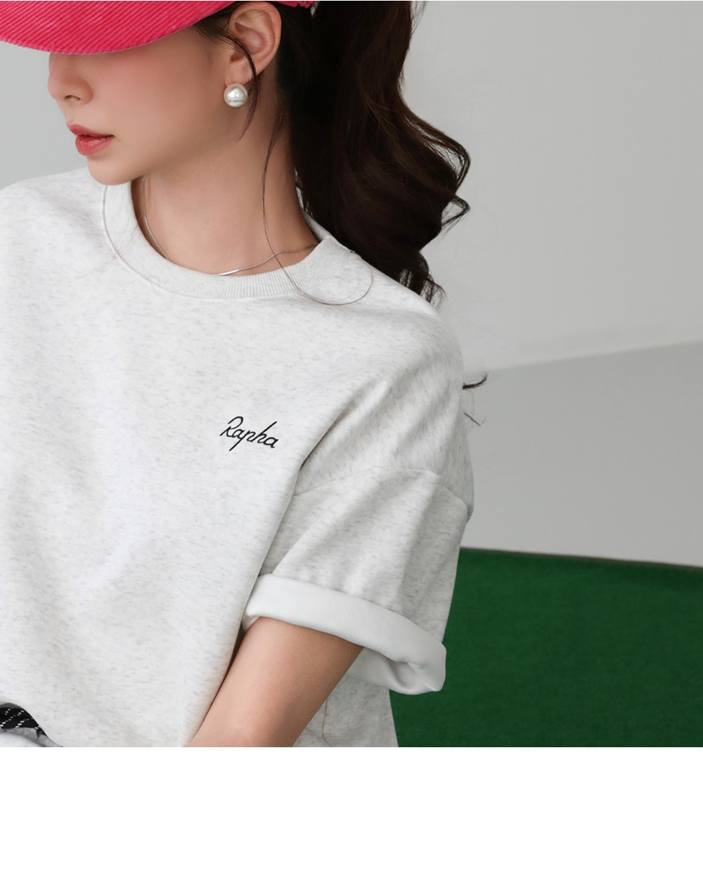 [패턴퀸 GOLF] 로고 이너팬츠 스커트 셋업 96362 상세 이미지 14