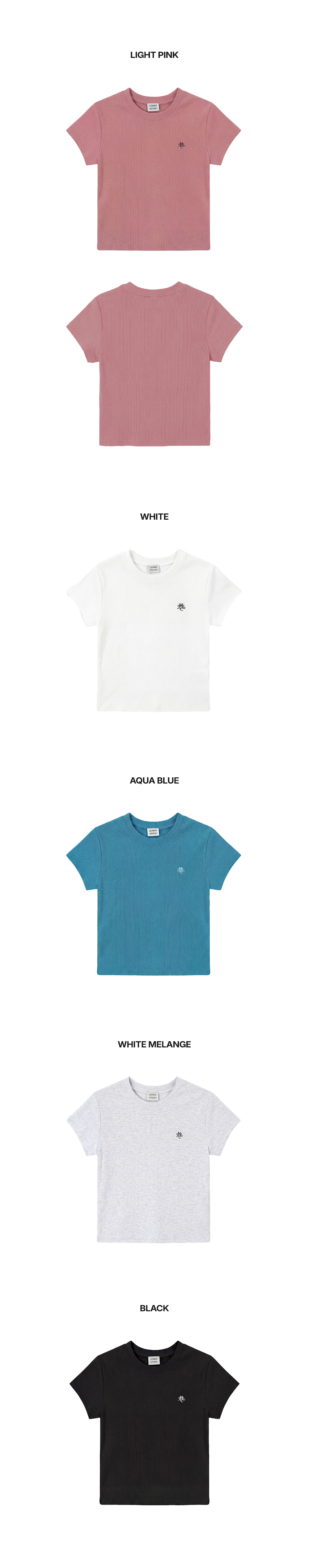 ESSENTIAL LOGO TEE - 4 COLORS WHITE